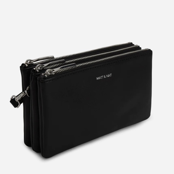 GREY mat & nat triplet vegan crossbody bag - Picture 1 of 7